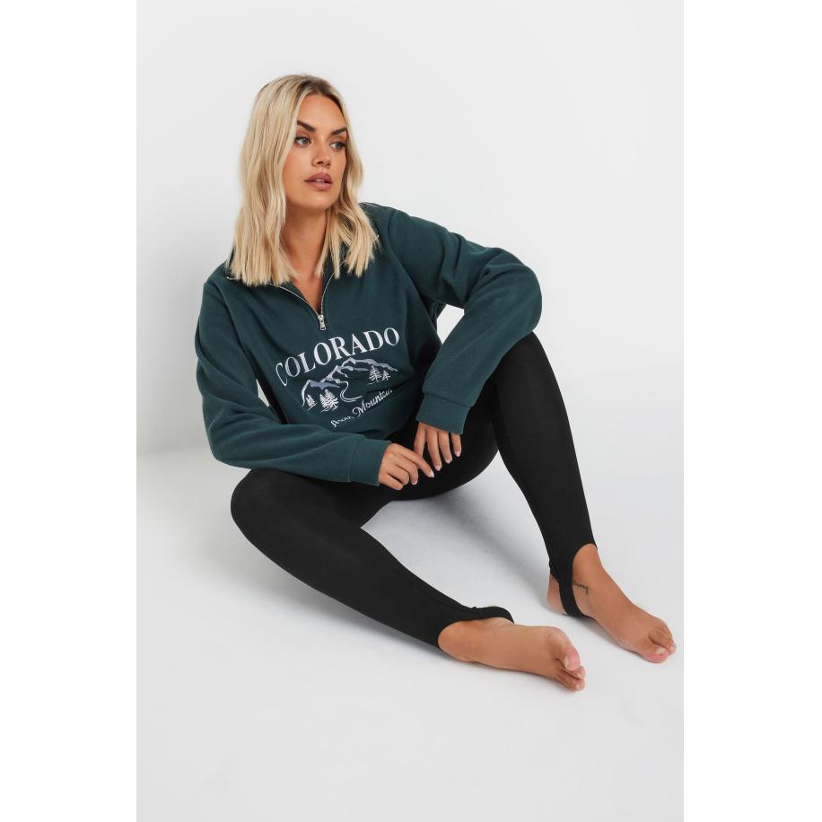 Yours Legging Met Stijgbeugels In Zwartsize Short > 62-64 Zwart