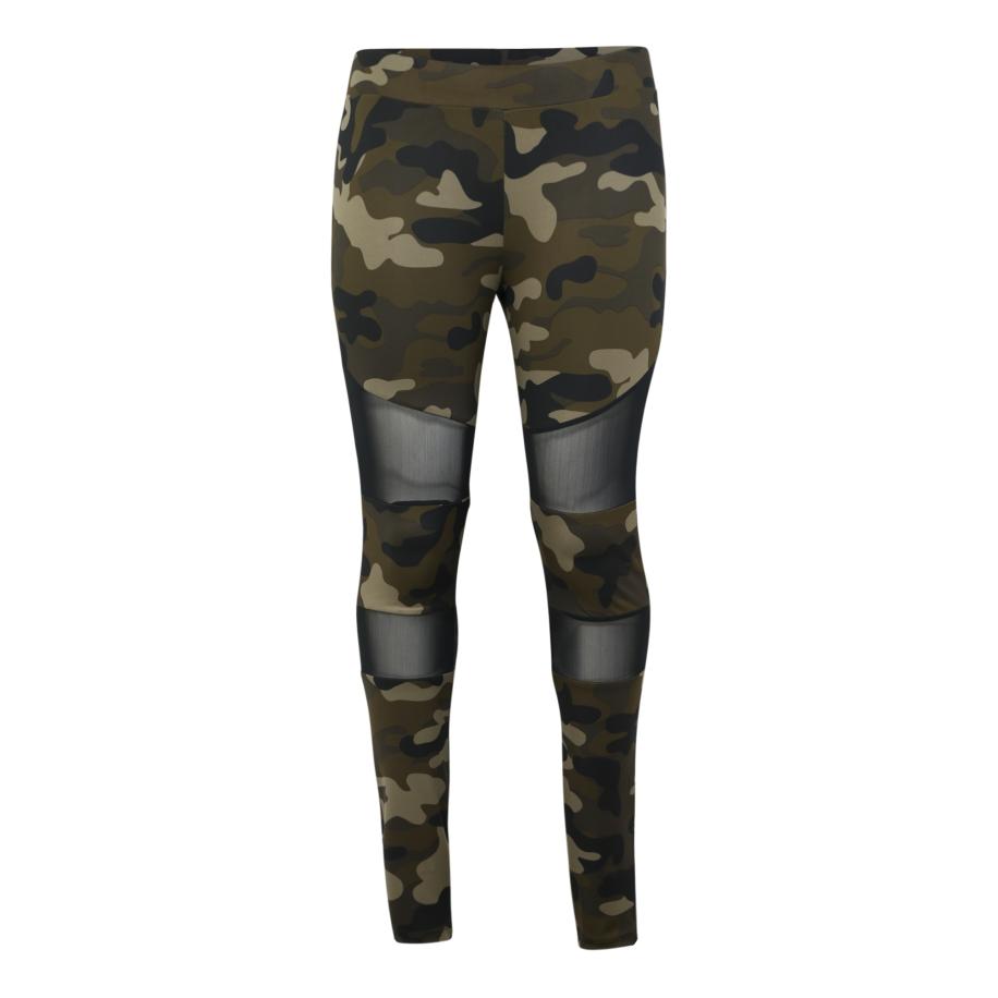 Urban Classics Urban Classics Leggings kaki / olijfgroen / zwart -