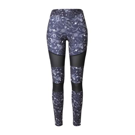 Urban Classics Urban Classics Leggings zwart / wit