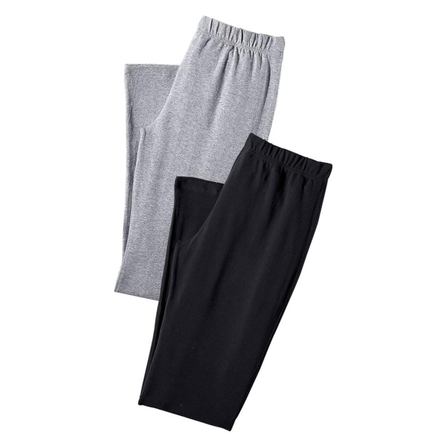 VIVANCE VIVANCE Leggings lichtgrijs / zwart -