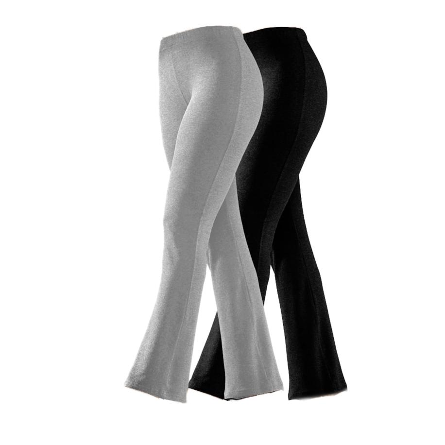 VIVANCE VIVANCE Leggings grijs gemêleerd / zwart -