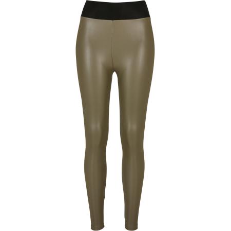 Urban Classics Leggings olijfgroen / zwart