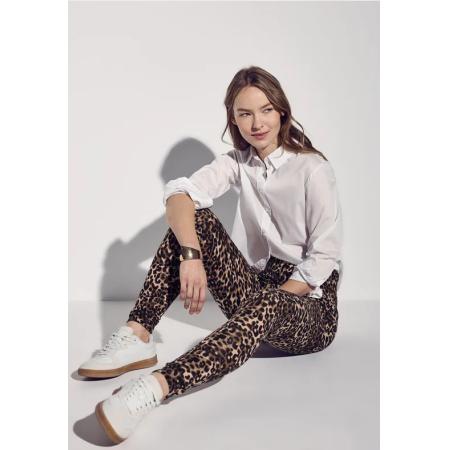 Street One Legging met leopatroon