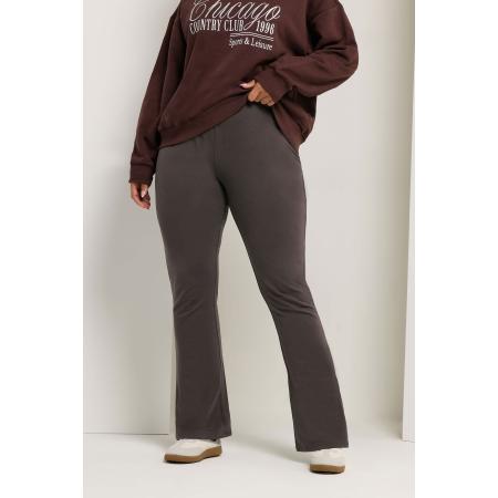 Yours Curve Bruine Uitlopende Legging Size 58-60