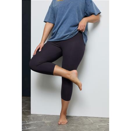 Yours For Good Driekwart Katoenen Legging In Donkerblauwsize 46