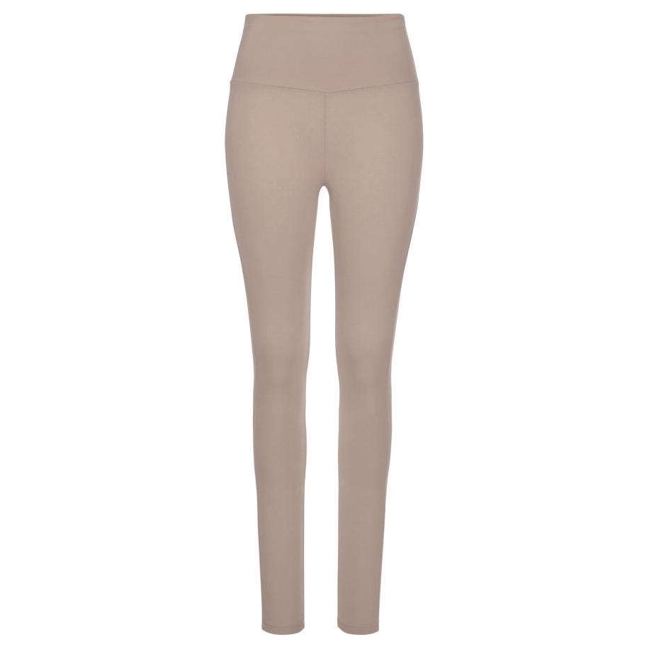 Lascana LASCANA Leggings beige / wit -