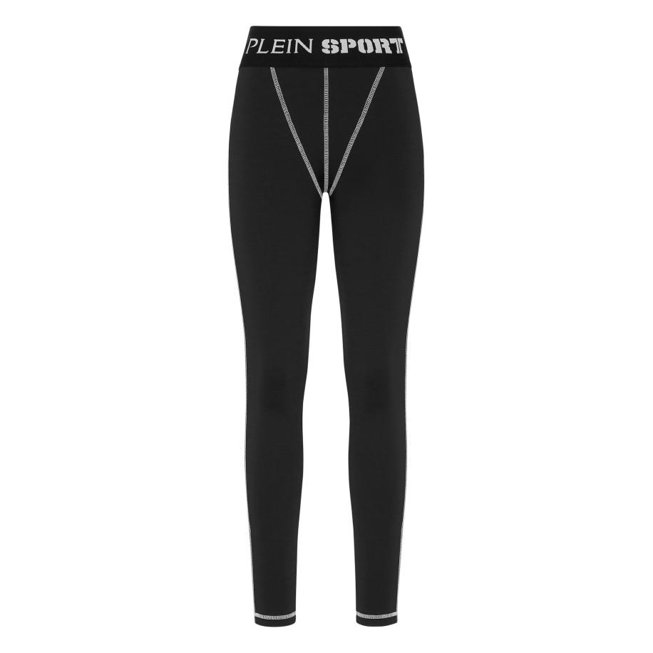 Plein Sport Plein Sport Leggings zwart / wit -