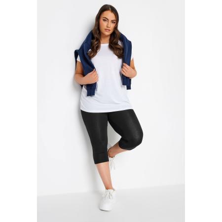 Yours Corrigerende Driekwart Legging In Zwartsize 62-64