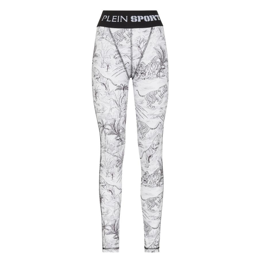 Plein Sport Plein Sport Leggings zwart / wit -