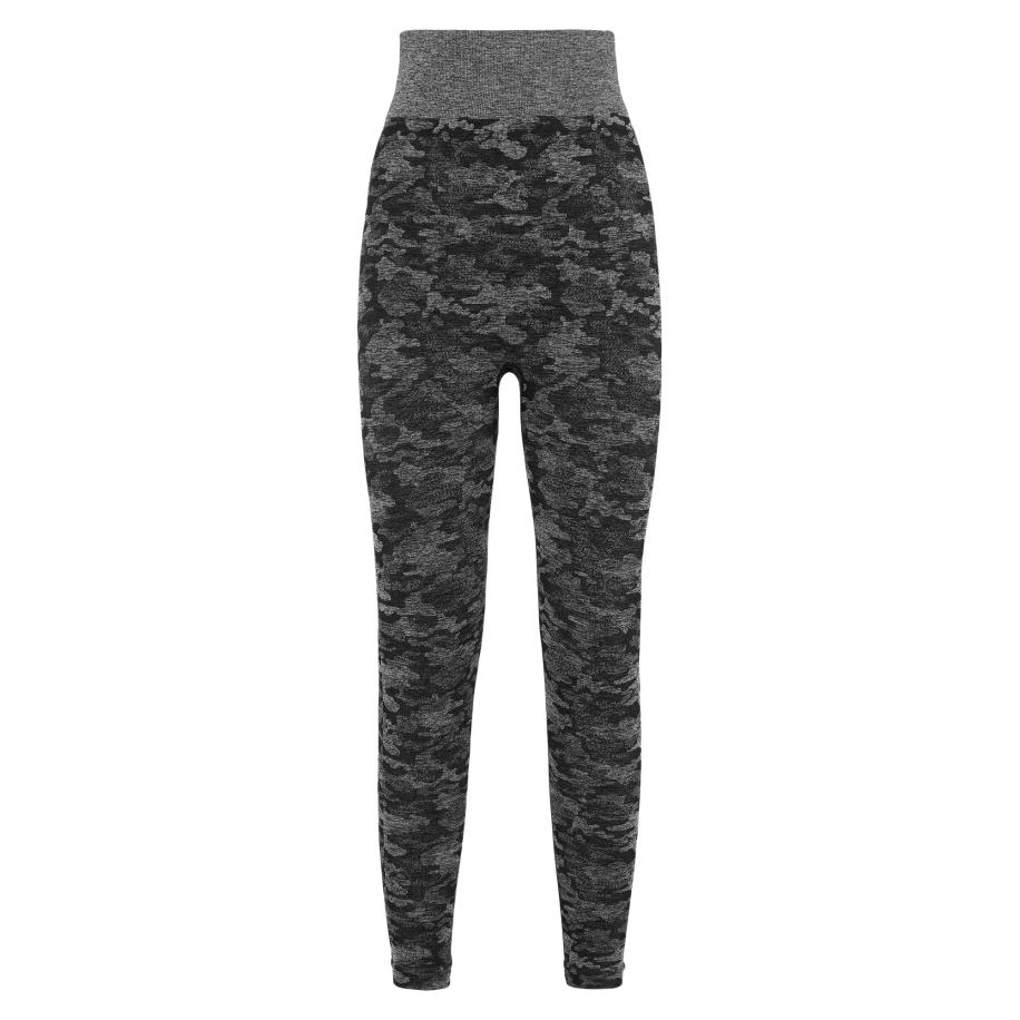 Plein Sport Plein Sport Leggings grijs gemêleerd / zwart -