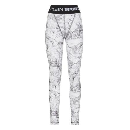 Plein Sport Plein Sport Leggings zwart / wit
