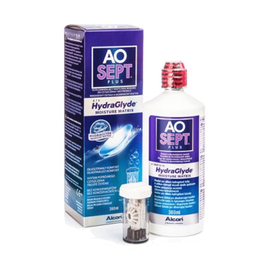 AOSept Plus HydraGlyde (360ml) - Lenzenvloeistof > 0