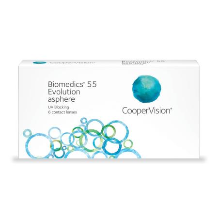 Biomedics 55 Evolution (6 lenzen) - Sferisch