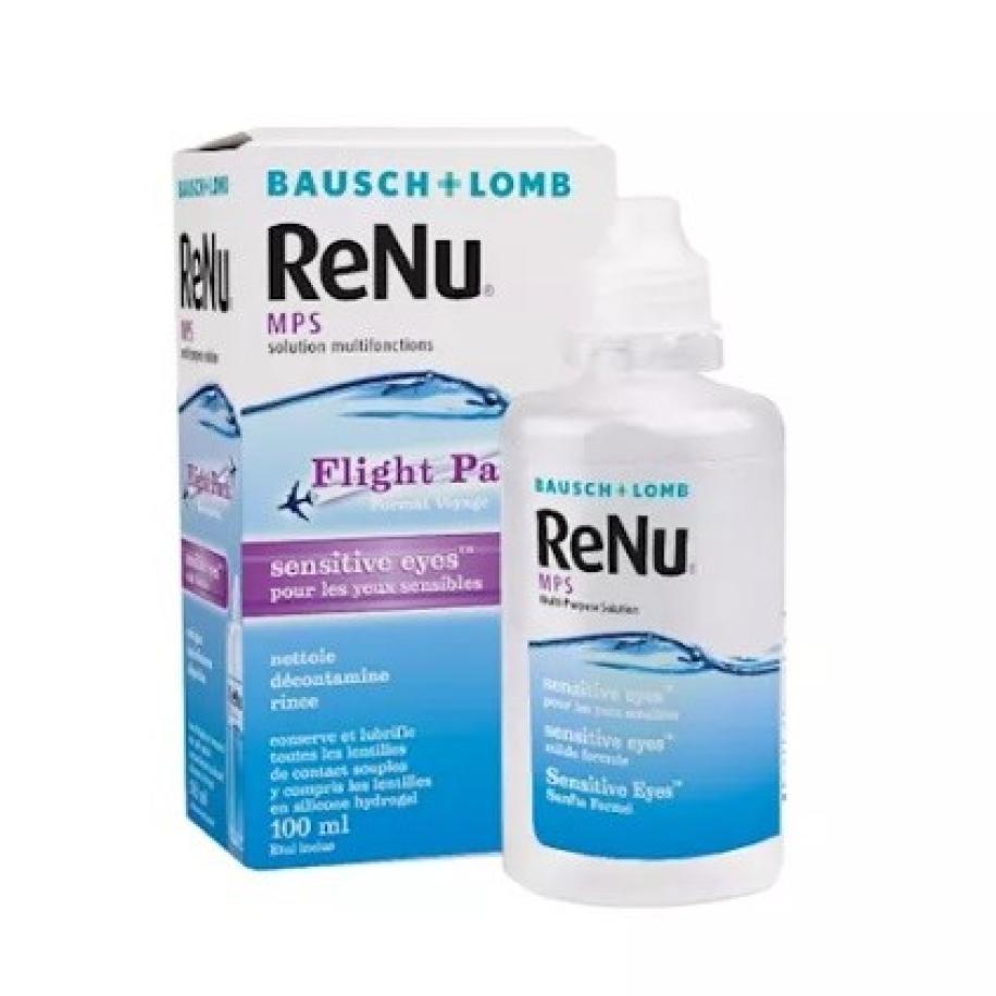 Renu MPS Sensitive Eyes Flight Pack (100ml) - Lenzenvloeistof > 0