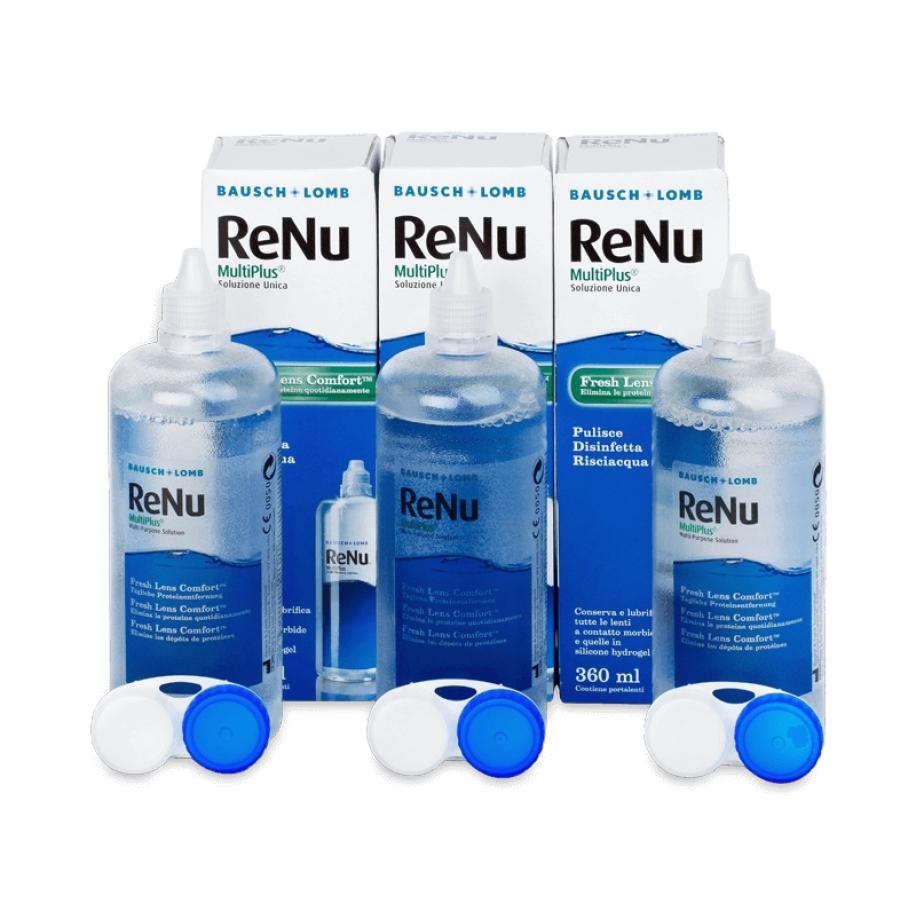 ReNu MultiPlus Solution Voordeelpakket (3x360ml) - Lenzenvloeistof > 0