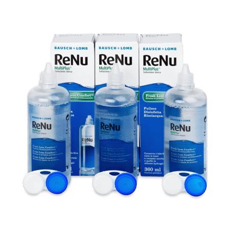 ReNu MultiPlus Solution Voordeelpakket (3x360ml) - Lenzenvloeistof > 