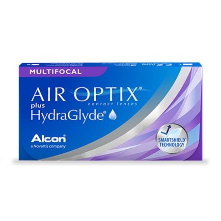 Air Optix Plus HydraGlyde Multifocal (6 lenzen) - Multifocaal