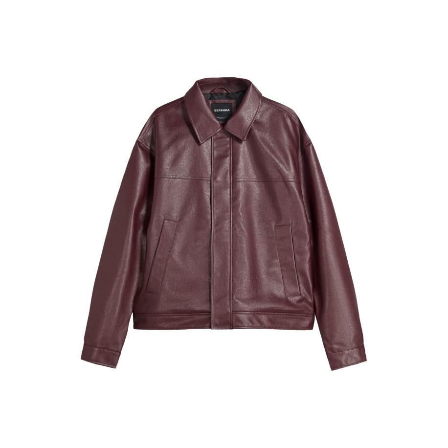 Bershka Bershka Tussenjas bordeaux -