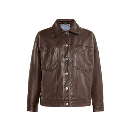 DreiMaster DreiMaster Vintage Tussenjas donkerbruin