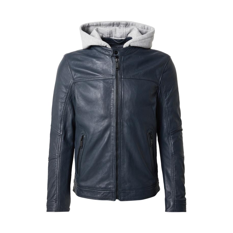 Maze Maze Tussenjas navy / grijs gemêleerd -