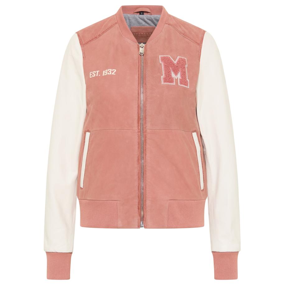 Mustang MUSTANG Tussenjas oudroze / wit -