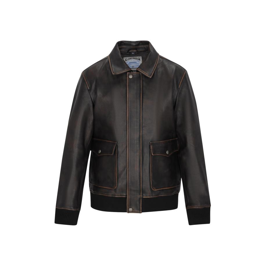 DreiMaster DreiMaster Vintage Tussenjas donkerbruin -