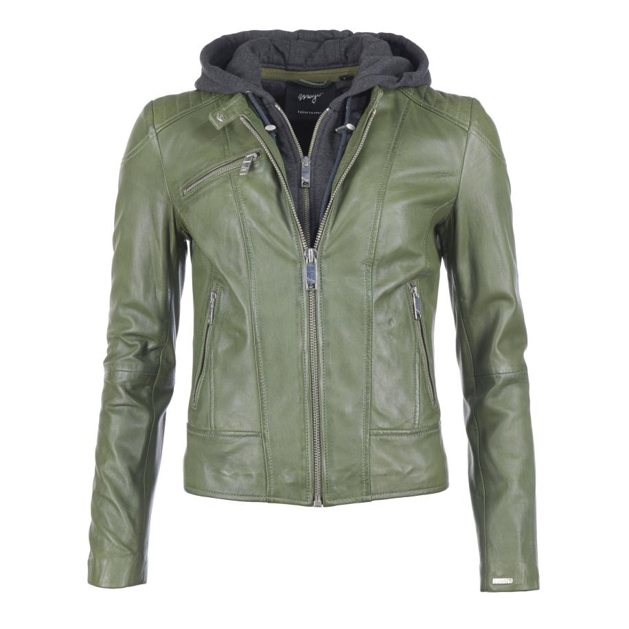 Maze Maze Tussenjas Mico donkergrijs / groen -