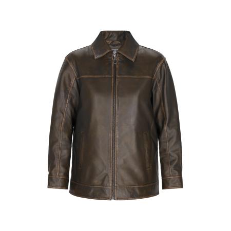 DreiMaster DreiMaster Vintage Tussenjas chocoladebruin