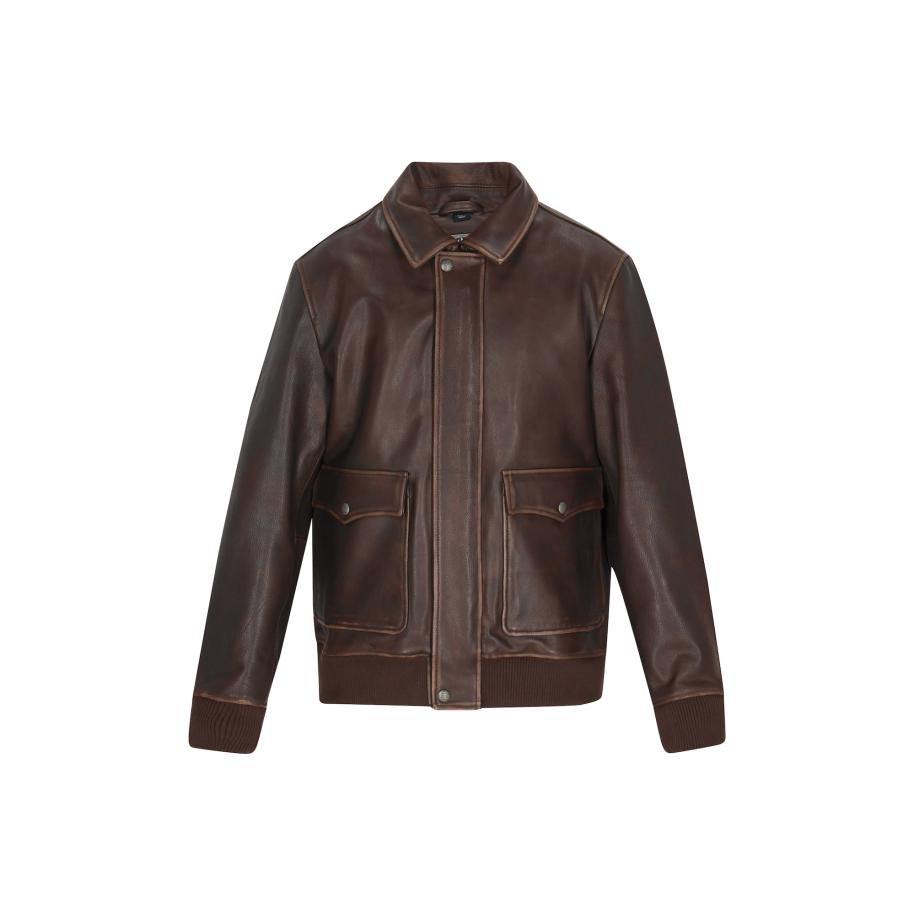 DreiMaster DreiMaster Vintage Tussenjas donkerbruin -