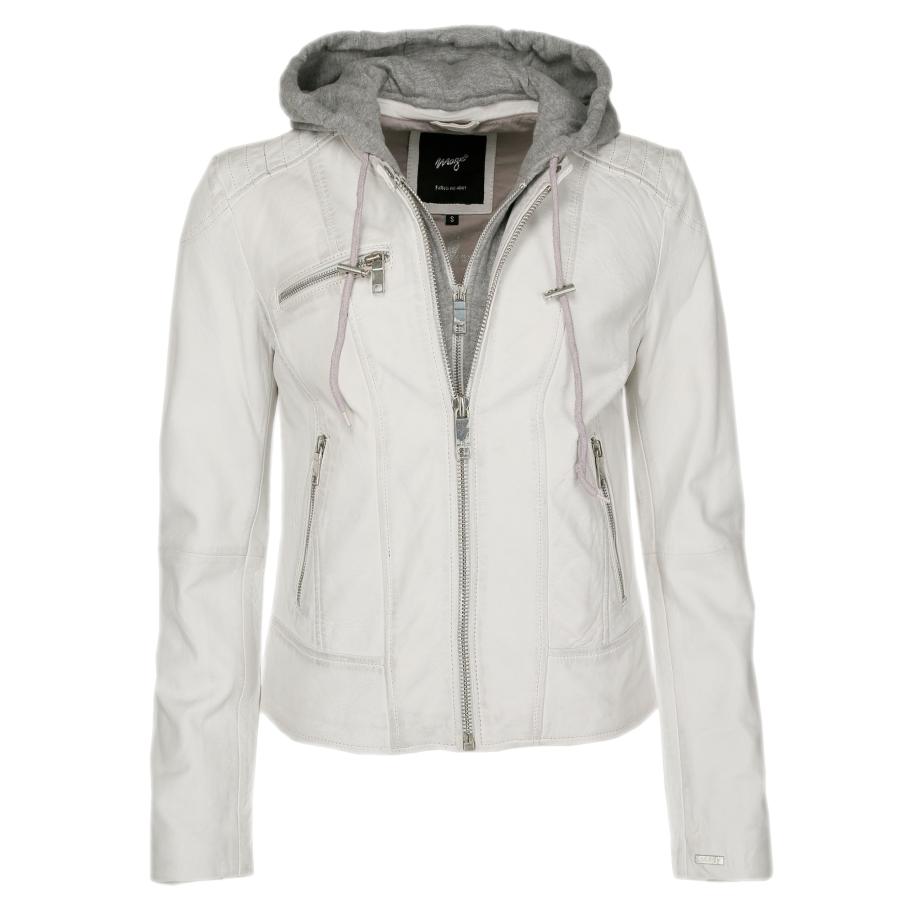 Maze Maze Tussenjas Mico lichtgrijs / wit -