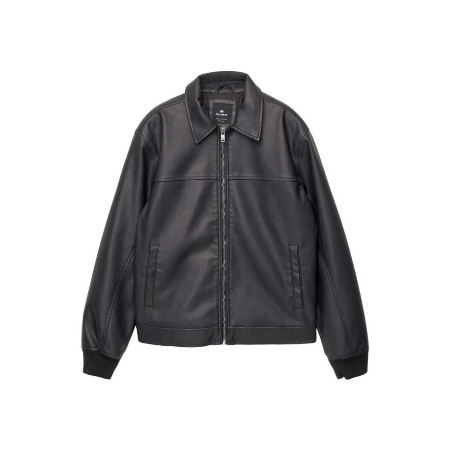 Pull&Bear Pull&Bear Tussenjas zwart -