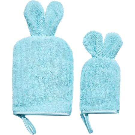 GLOV Make-up remover en reinigingshandschoen Kids Face & Body Wash Gloves Blue Gezichtsreinigingstools Dames