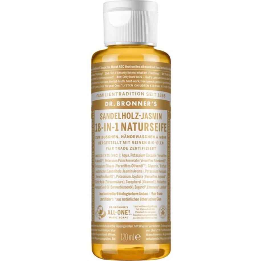 Dr. Bronner's Vloeibare zeep Sandelhout Jasmijn 18-1 Natuurlijke Zeep Unisex 120 ml