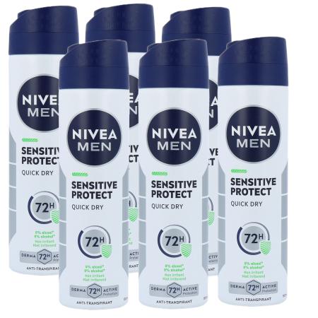 Nivea Men Sensitive Protect Deodorant Spray Voordeelverpakking