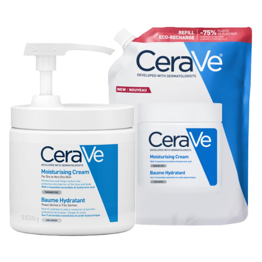 CeraVe Hydraterende Crème Refill bundel