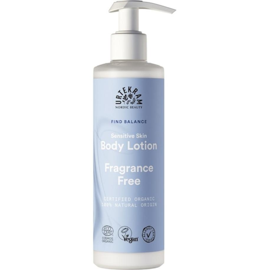 Urtekram Fragrance Free Lotion voor de gevoelige huid Bodylotion Dames 245 ml