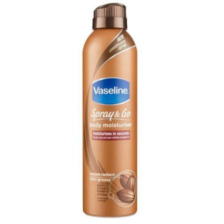 Vaseline Spray & Go Body Moisturiser Spray Cocoa Radiant