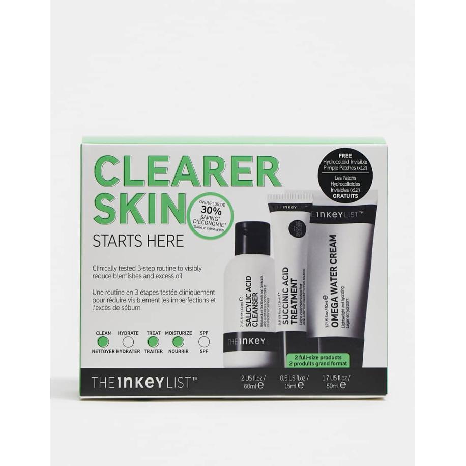 The INKEY List Clearer Skin Starts Here bespaar 41%-Geen kleur