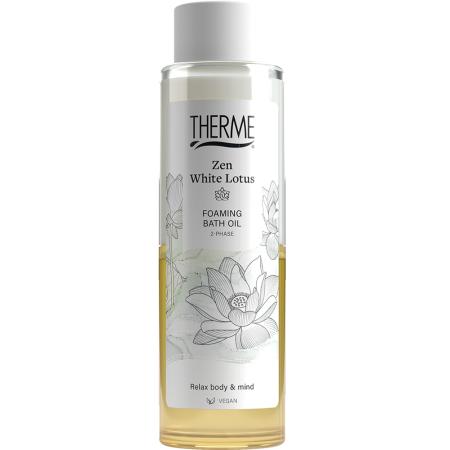Therme Zen White Lotus Foaming Bath Oil