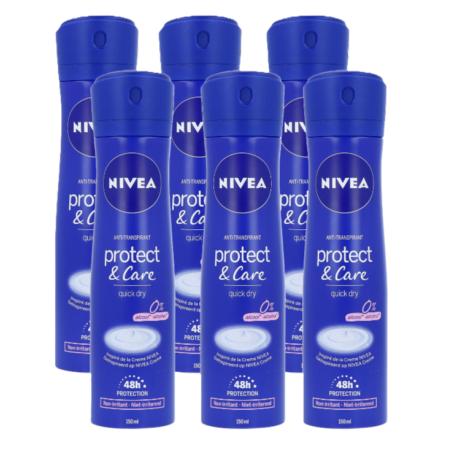 Nivea Protect & Care Deodorant Spray Voordeelverpakking