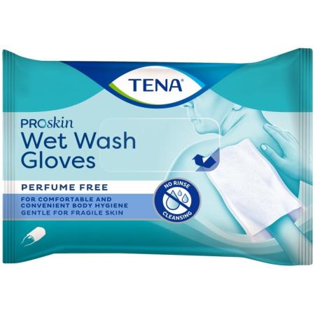 TENA Wet Wash Glove Perfume Free