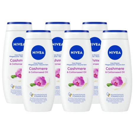 Nivea Cashmere & Cotton Seed Oil Care Shower Multiverpakking