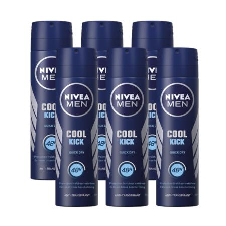 Nivea Men Cool Kick Deodorant Spray Voordeelverpakking