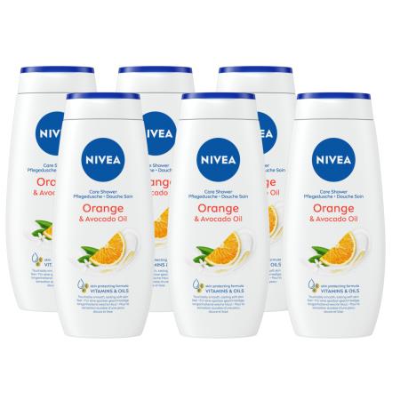 Nivea Orange & Avocado Oil Care Shower Multiverpakkingen