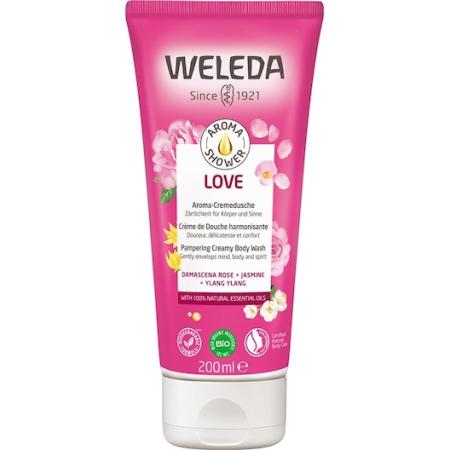 Weleda Douche verzorging Love Douchecrème Roos Douchegel Dames 200 ml