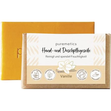 puremetics Natural soaps Vanille hand- en douchezeep Zeep Dames 75 g