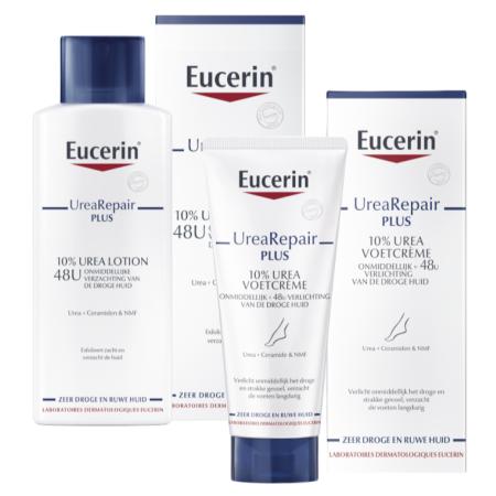 Eucerin UreaRepair PLUS 10% Urea Verzorging Set - Bodylotion en Voetcrème -