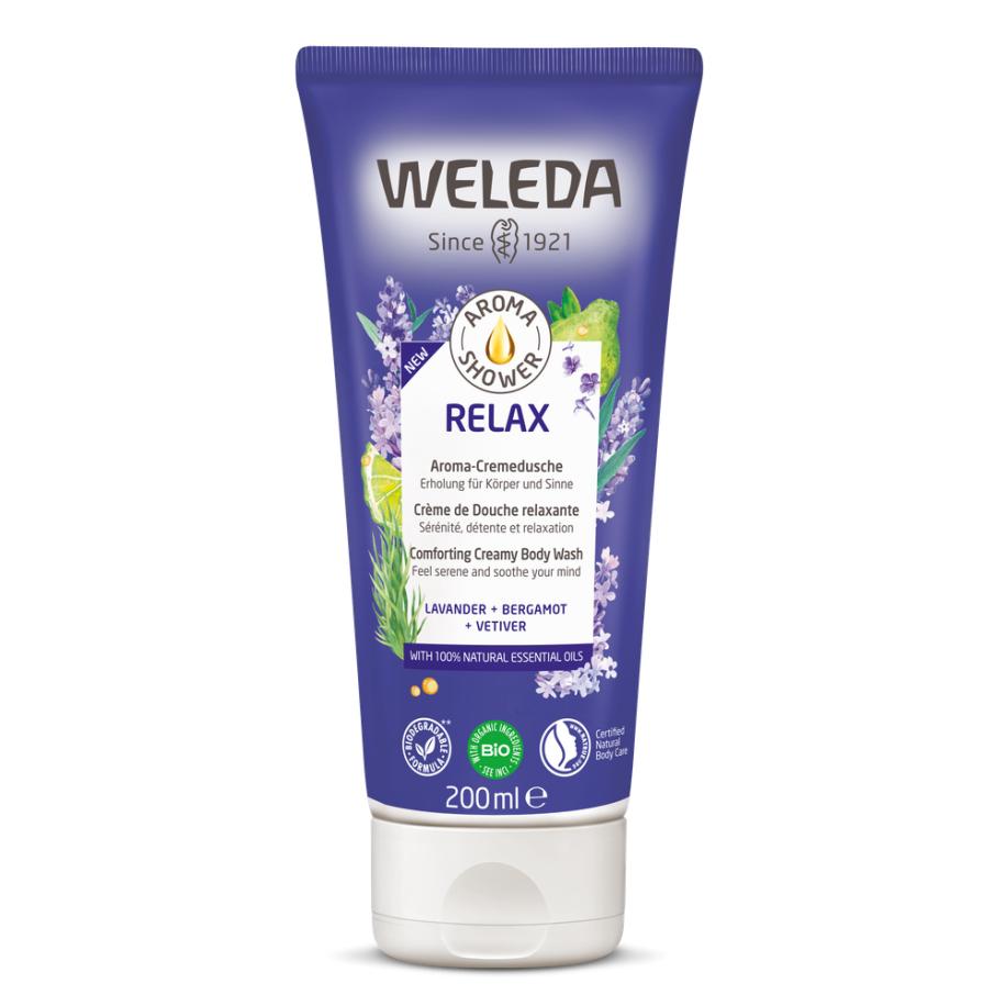 Weleda Douche verzorging Relax Douchecrème Lavendel Douchegel Unisex 200 ml