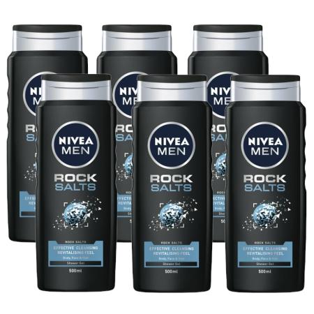 Nivea Men Rock Salts Douchegel Voordeelverpakking