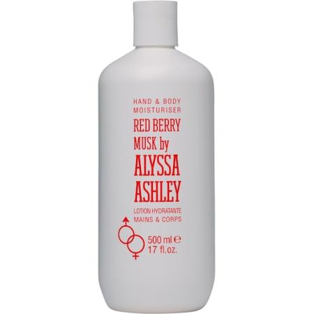 Alyssa Ashley Red Berry Musk Hand & Body Lotion Bodylotion Dames 500 ml